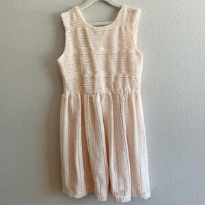 Zara girls soft light pink dress size 13/14